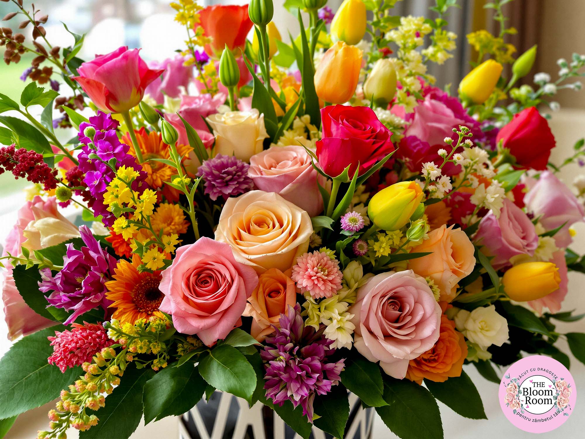 Buchete și aranjamente florale de primăvară de la The Bloom Room