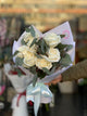 7 rose bianche premium con gypsophila a Obor, Bucarest