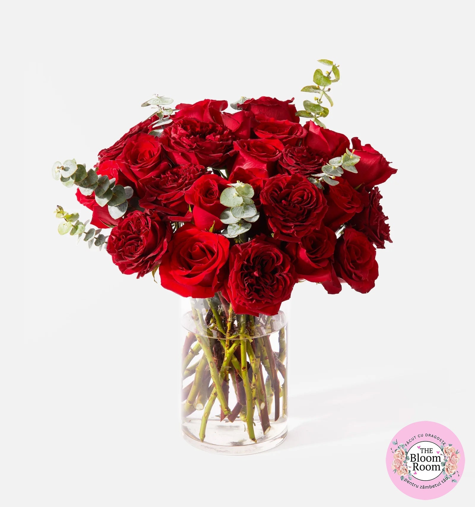 Buchet 25 Trandafiri Roșii Valentines Day Bucharest The Bloom Room