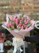 Ramo de Tulipanes Rosas 25 Premium - Floristería Sector 2 Bucarest