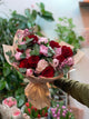 Mixed Bouquet of Roses and Peonies