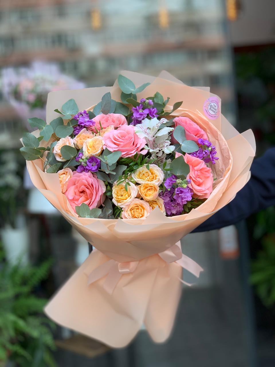 Buchet_Multicolor_cu_Trandafir