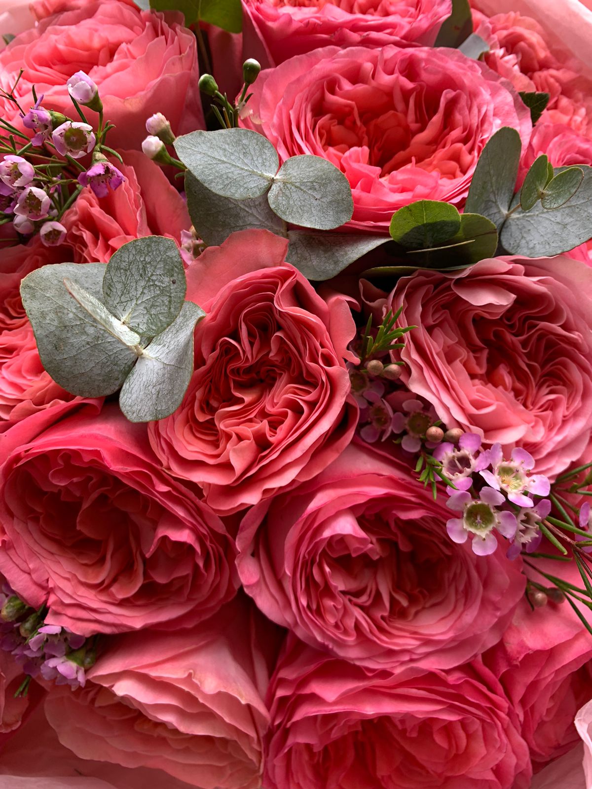 Buchet de Spray Bujor Trandafiri