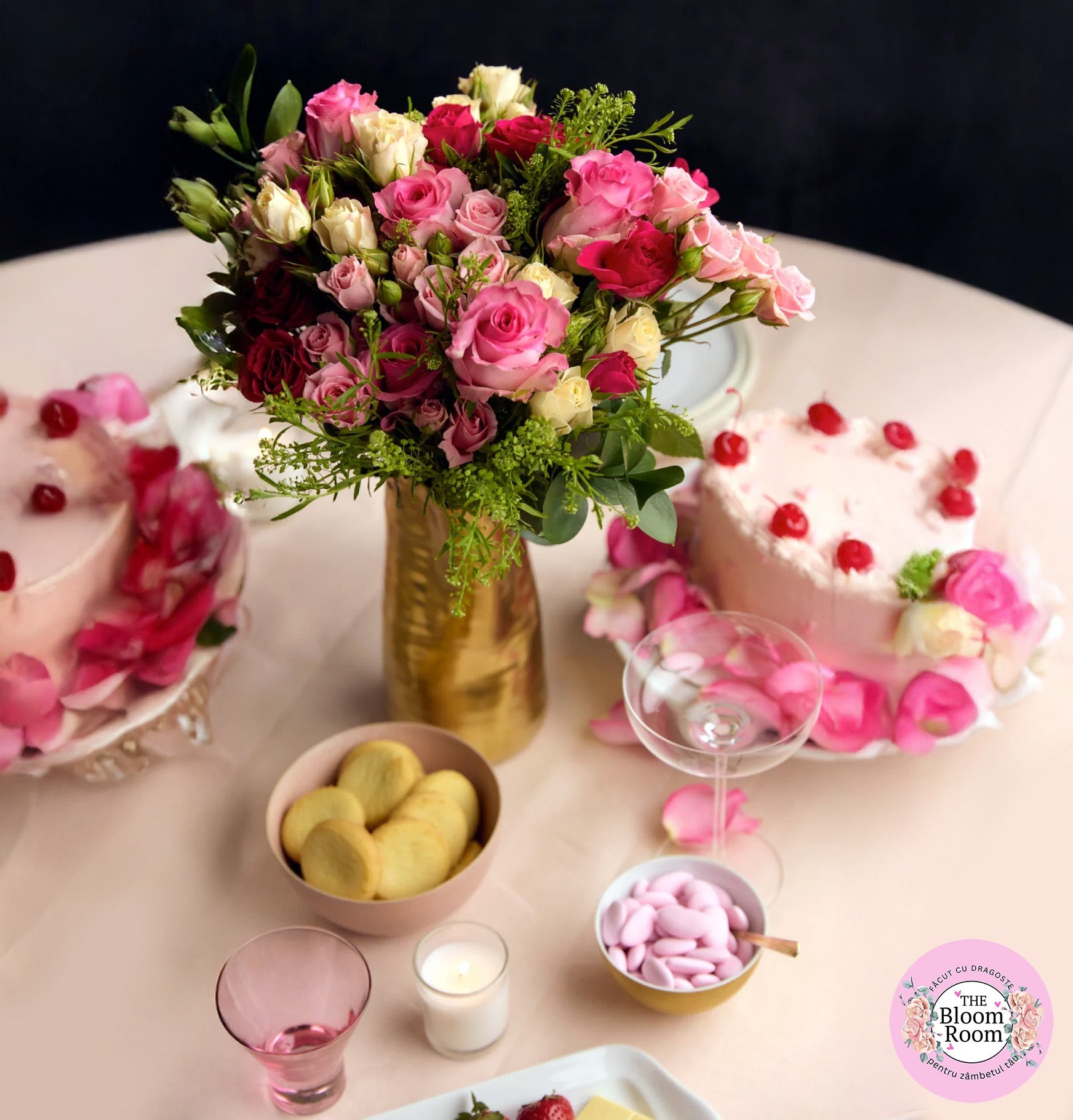 Buchet de Primăvară pentru un Mic Dejun Special