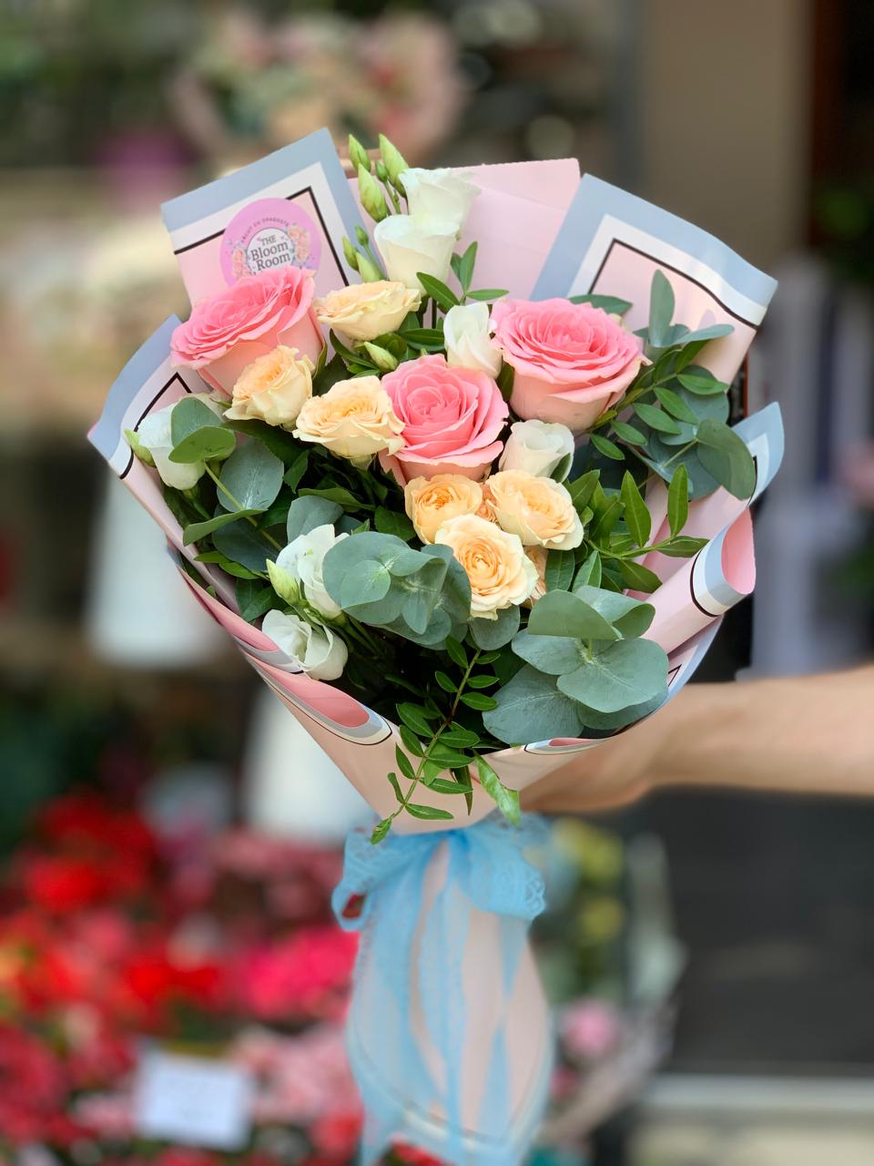 mini buchet "Tandrețe" - flori pentru birou și afaceri | The Bloom Room